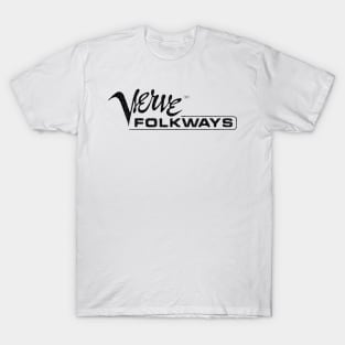 White Verve Records 1956 Folkways T-Shirt